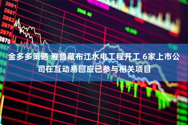 金多多策略 雅鲁藏布江水电工程开工 6家上市公司在互动易回应已参与相关项目